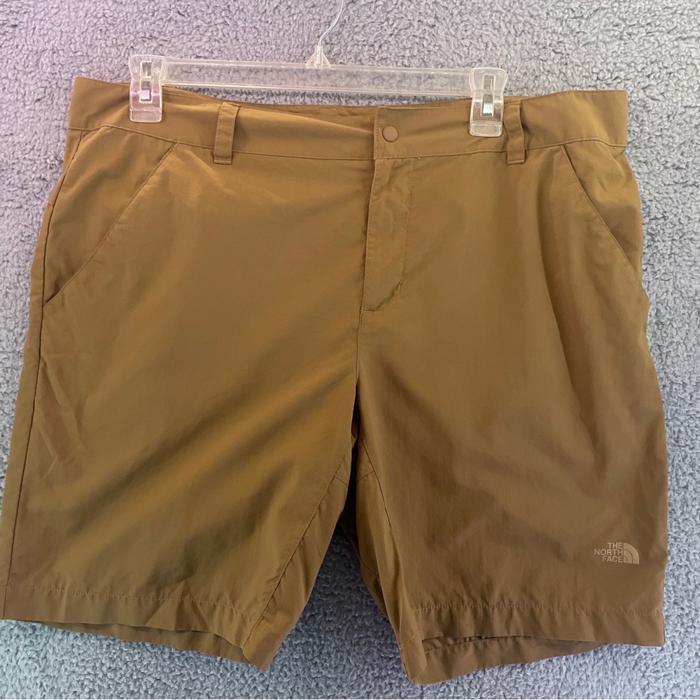 The North Face Shorts Mens Size 40 Brown Nylon Hiking Outdoor Pockets Ripstop
